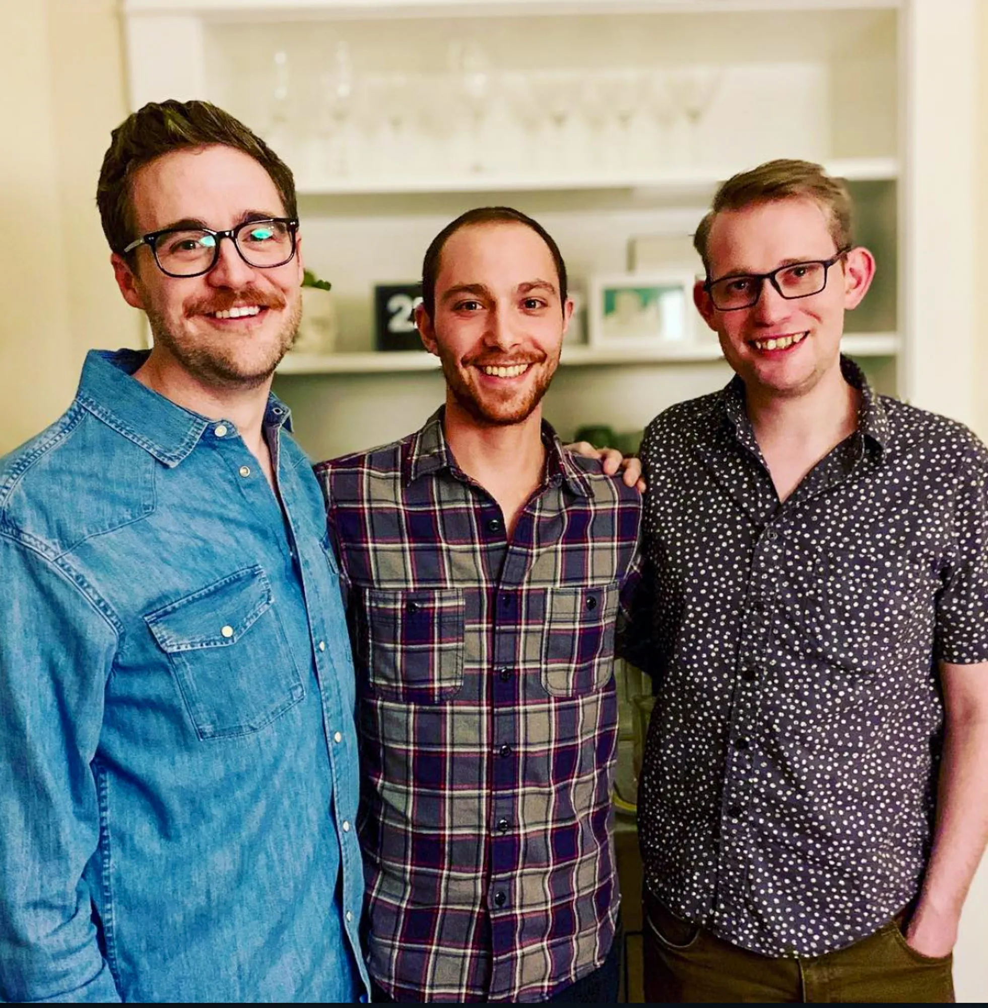 The original Gayviary crew: Me, Alex, and Joey