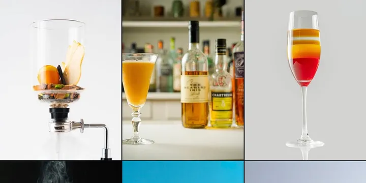 The Gayviary's Instagram grid filled with cocktails